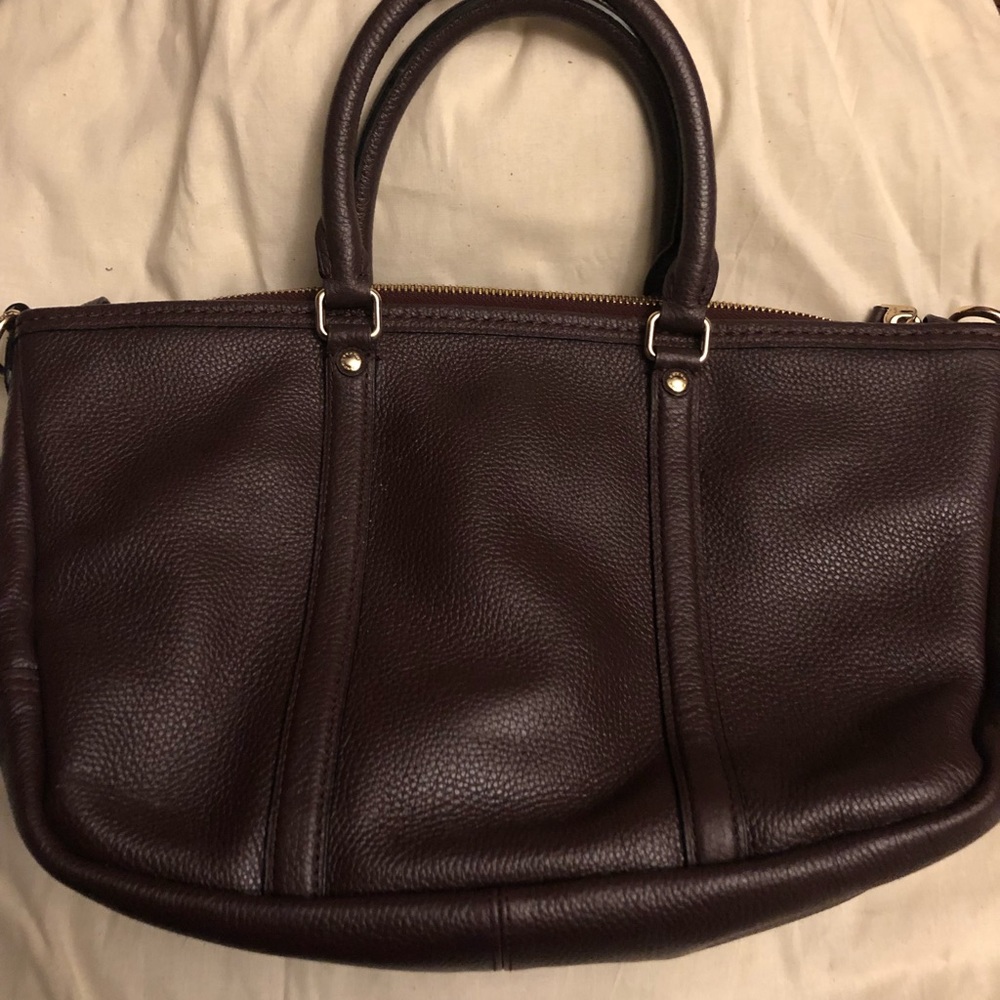 COACH Bordeaux Handbag EUC - Picture 4 of 7